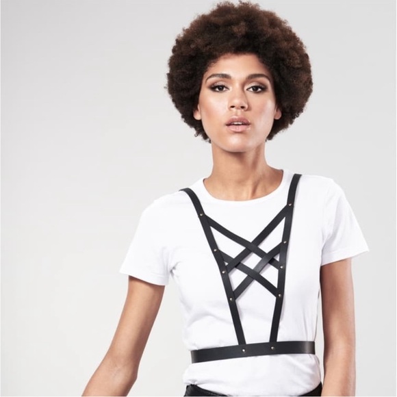 Bijoux Indiscrets Accessories - Bijoux Indiscrets Maze cross front harness